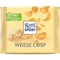 Tafelschokolade Ritter-Sport Weiss + Crisp