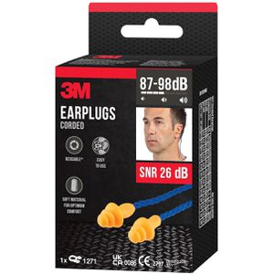 Ohrstöpsel 3M 1271 C, SNR 25 dB