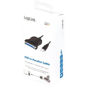 Produktbild für USB-Adapter LogiLink UA0054A, für Drucker, 1,8m