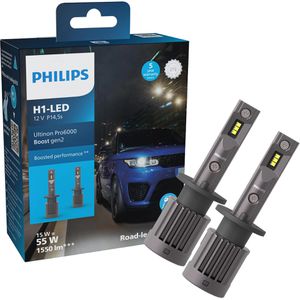 Produktbild für Auto-Lampe Philips Ultinon Pro6000 Boost Gen2, 5800 Kelvin, H1