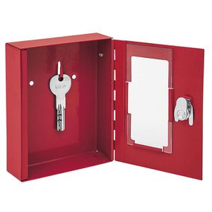 Produktbild für Notschlüsselkasten Wedo 10250102X, rot, RAL 3001