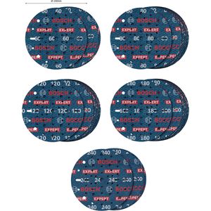 Produktbild für Schleifpapier Bosch Expert O780 Körnung 60-240 Set