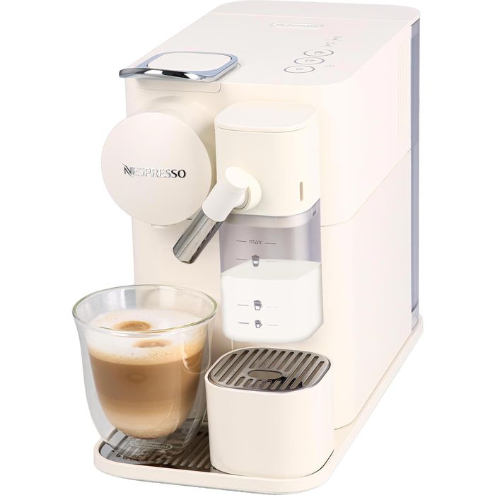 DeLonghi Kapselmaschine Nespresso EN510.W, Lattissima One, 1 Liter, weiß, mit Milchsystem – Böttcher AG