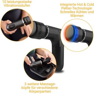 Produktbild für Massagepistole Medisana MG 560 Hot &amp; Cold, mit Transportkoffer