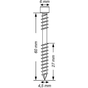 Produktbild für Terrassenschrauben Spax T-Star plus 0531720450605