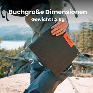 Produktbild für Solarpanel Jackery SolarSaga 40 Mini, faltbar