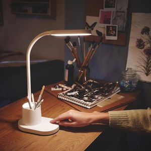 Produktbild für Schreibtischlampe Philips DSK214, weiß, LED, dimmbar