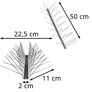 Produktbild für Vogelabwehr PRIOstahl Taubenspikes, 5 Meter