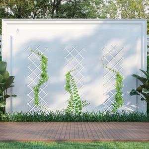 Produktbild für Rankgitter Relaxdays 10042656, weiß, zur Wandmontage