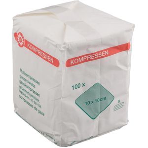 Produktbild für Mullkompressen Nobamed 863110, aus Baumwolle, unsteril