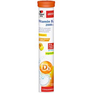 Vitamin-D Doppelherz aktiv, 15 Brausetabletten
