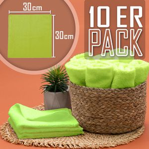 Produktbild für Waschlappen NatureMark Seiflappen, apfelgrün, 30 x 30 cm