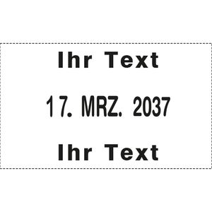 Produktbild für Datumstempel Trodat Classic 2910 P04, für Stempelkissen