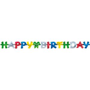 Produktbild für Girlande Amscan 1722, Happy Birthday, 1,4m