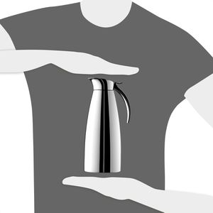 Produktbild für Thermoskanne Emsa Eleganza, Easy Open, Edelstahl