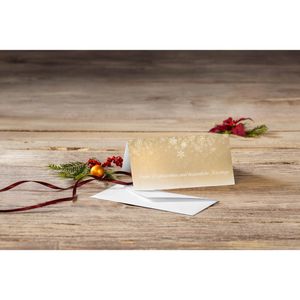 Produktbild für Weihnachtskarte Sigel DS633, Golden Christmas Night