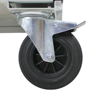 Produktbild für Werkbank ADB 42744, blau, mit Rollen
