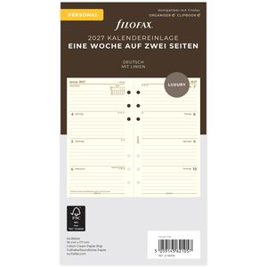 Produktbild für Kalendereinlagen Filofax 27-68458, Cotton Cream, Jahr 2027