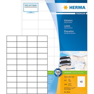 Universaletiketten Herma 4610 Premium, weiß