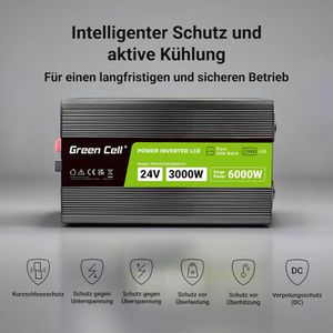 Produktbild für Spannungswandler Green-Cell INVGC24P3000LCD