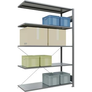 Anbauregal Schulte 12755-130, 5 Metallböden