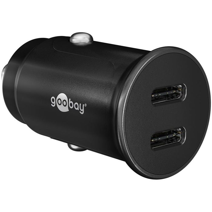 Goobay USB-Kfz-Ladegerät 59705, 3A, 30W, 2x USB-C, für Zigarettenanzünder  12-24V – Böttcher AG