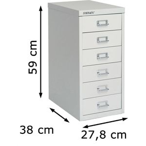 Produktbild für Schubladenschrank Bisley MultiDrawer, aus Metall