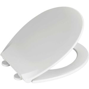 Produktbild für WC-Sitz Wenko Syros Family 22971100, oval, aus Thermoplast