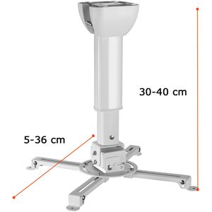Produktbild für Beamer-Deckenhalterung Celexon MultiCel 3040 Pro, weiß