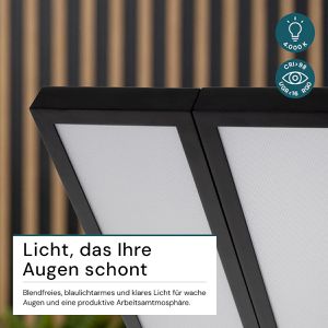Produktbild für Stehlampe Luxula LX700194, LED, schwarz, 202 cm