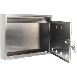 Produktbild für Briefkasten Rottner T05374, Imola, silber, aus Edelstahl