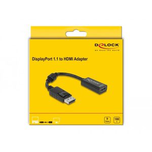 Produktbild für Displayport-Adapter DeLock 61849, DP 1.1, 60 Hz