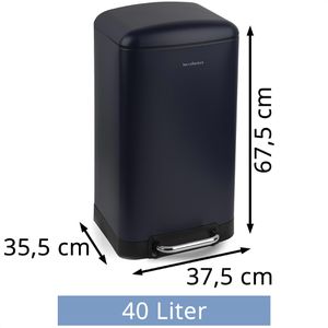 Produktbild für Mülleimer Les-Collectors N871, dunkelblau