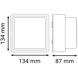 Produktbild für Wandleuchte Steinel L 845 C, aus Aluminium, für außen (IP44)