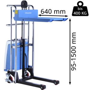Produktbild für Hubwagen HanseLifter E-PS0415, Tragkraft 400kg