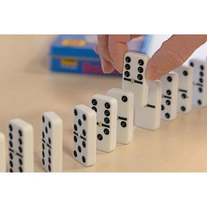 Produktbild für Domino Idena Double Six 6050012, Doppel-Sechs