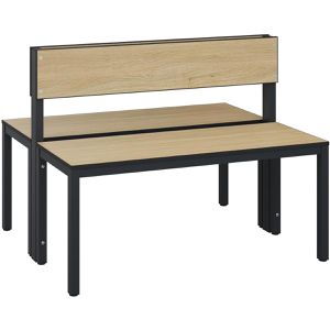 Produktbild für Umkleidebank CP-Möbel 8060-400, Sitzfläche Holz, 100 cm