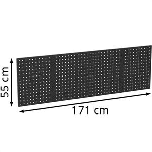 Produktbild für Werkzeugwand Güde GL 1709 XL, 3-teilig, schwarz, aus Metall