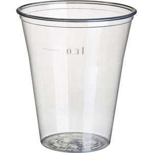Trinkbecher Papstar 16159 transparent, PS