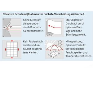 Produktbild für Universaletiketten Herma 4282 Premium, weiß