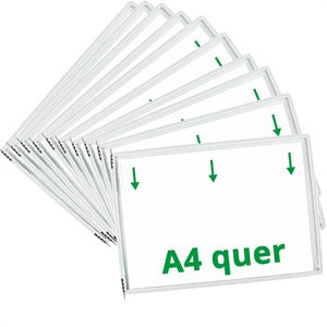 Sichttafel Tarifold 117102, A4 quer