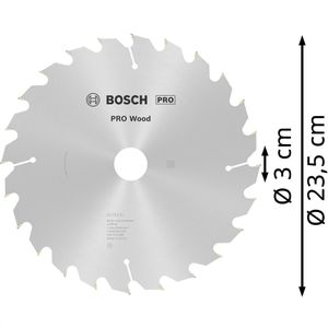 Produktbild für Kreissägeblatt Bosch PRO Wood, 2608640725
