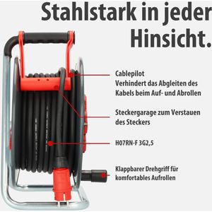 Produktbild für Kabeltrommel Brennenstuhl Professional SC2200, 25m