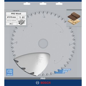 Produktbild für Kreissägeblatt Bosch PRO Wood, 2608640701