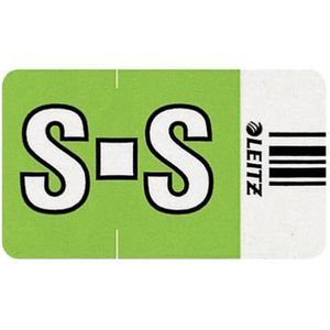 Buchstabensignale Leitz Orgacolor, 6628, Buchstabe S