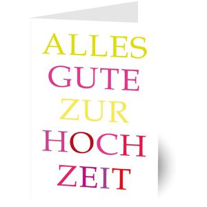 Produktbild für Hochzeitskarte LUMA 780