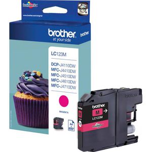 Produktbild für Tinte Brother LC-123M magenta
