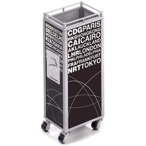 Produktbild für Stiftehalter TROIKA PHO07/BK, Flugzeugtrolley