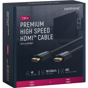 Produktbild für HDMI-Kabel Clicktronic 70306 HDMI 2.0, vergoldete Stecker