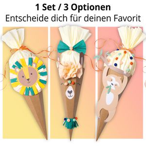 Produktbild für Schultüte Folia 92703, Safari School